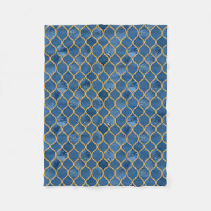 Cobertor De Velo Azulejo marroquino - sarja de Nimes