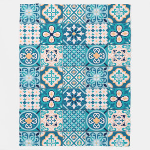 Cobertor De Velo Azulejo/Padrão de inclinação marroquino