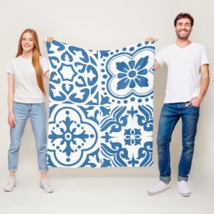 Cobertor De Velo Azulejos azuis portugueses 2