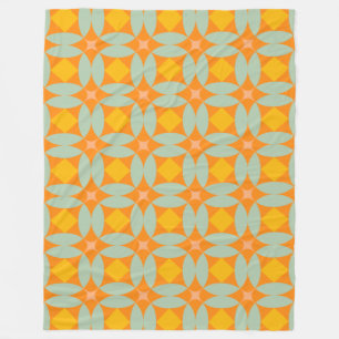 Cobertor De Velo Azulejos de Filtro de Meio século Padrões Retros