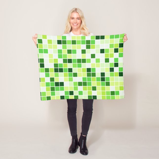 Cobertor De Velo Azulejos piscinas, Azulejos Mosaicos Verdes, Padrã (In Situ)