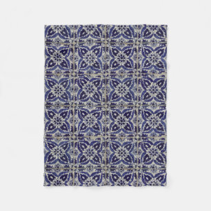 Cobertor De Velo Azulejos Russos Italianos Azulejo Azul Branco Geom