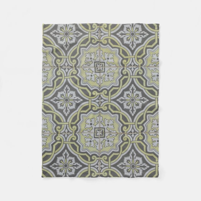 Cobertor De Velo Azulejos Vintage (Frente)