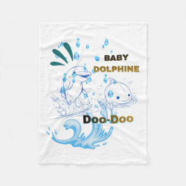 Cobertor De Velo Baby Dolphine