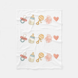 Cobertor De Velo Baby Essentials Pattern 