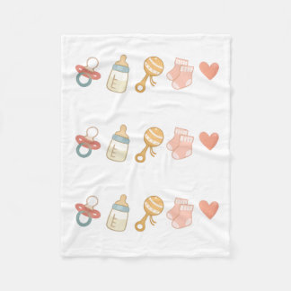 Cobertor De Velo Baby Essentials Pattern 