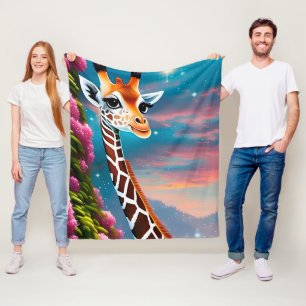 Cobertor De Velo Baby Giraffe