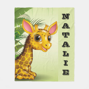 Cobertor De Velo Baby Giraffe