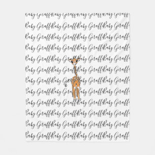 Cobertor De Velo Baby Giraffe
