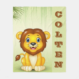 Cobertor De Velo Baby Lion Fleece Blanket