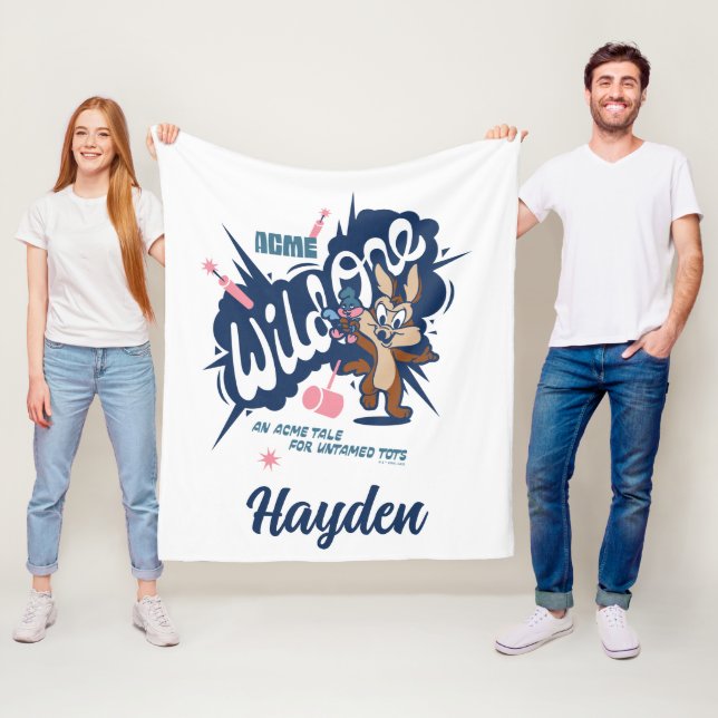 Cobertor De Velo Baby WILE E. COYOTE™ - Wild One (In Situ)