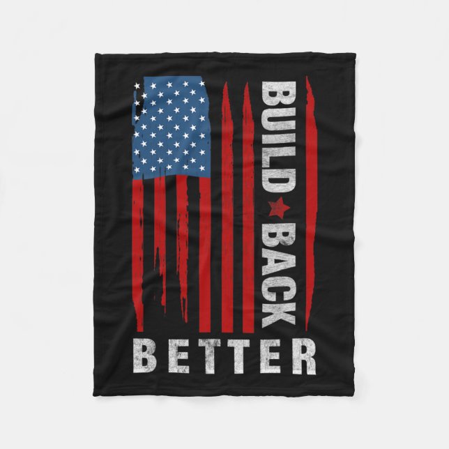 Cobertor De Velo Back Biden Kamala Harris 2020 Democrata Liberal Gi (Frente)