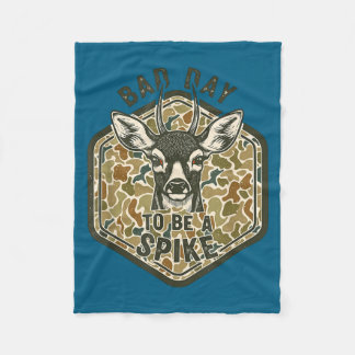 Cobertor De Velo Bad Day To Be A Ske Rustic Humor Hunting Outdoor 