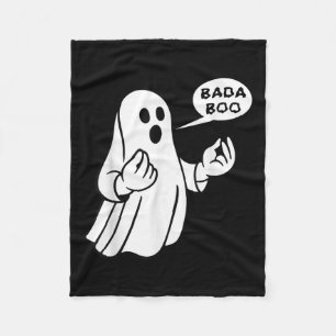 Cobertor De Velo Bada Boo Fantasma Italiano Camiseta Divertida de H