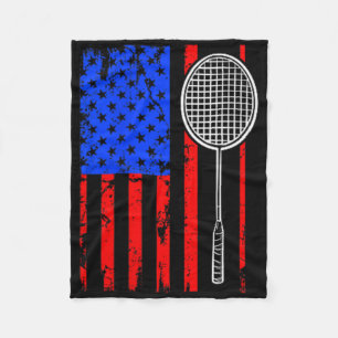 Cobertor De Velo Badminton da Bandeira Americana