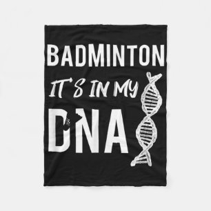Cobertor De Velo Badminton Dna Para O Jogador De Badminton