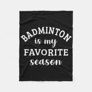 Cobertor De Velo Badminton É Meu Amor De Raquê De Estação Favorito
