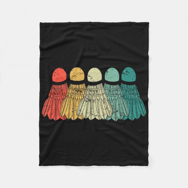 Cobertor De Velo Badminton Enrola Jogo Correspondência de Colchete  (Frente)