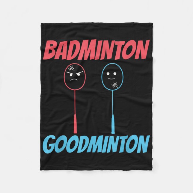 Cobertor De Velo Badminton Goodminton Racket Meme  (Frente)