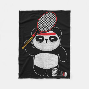Cobertor De Velo Badminton Panda Badminton Camisa Humorista