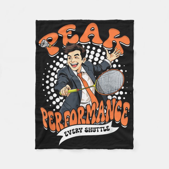 Cobertor De Velo Badminton Peak Performance Every Shuttle  (Frente)