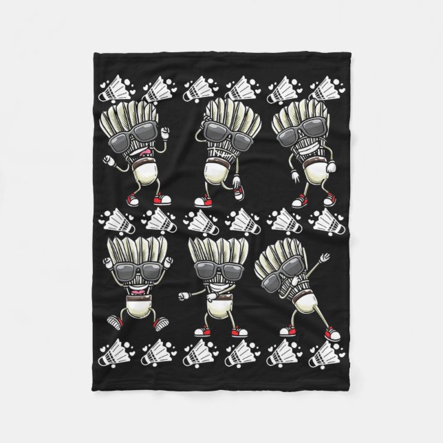 Cobertor De Velo Badminton Shuttle Dancing 4 (Frente)