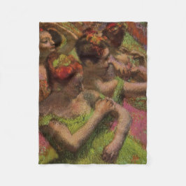 Cobertor De Velo Bailarinas Ajustando Seus Vestidos (Edgar Degas)