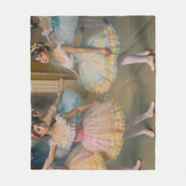 Cobertor De Velo Bailarines detrás del escenario Postcard