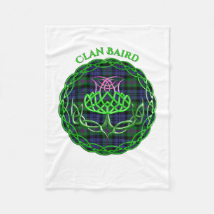 Cobertor De Velo Baird Scottish Tartan Celtic Thiste