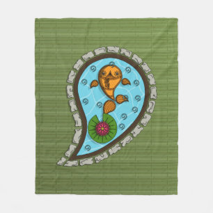 Cobertor De Velo Balança de Peixe-Ouro