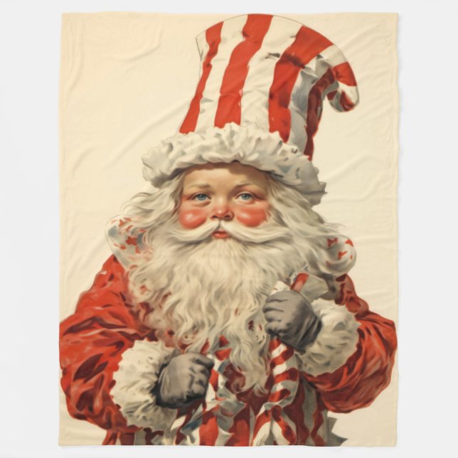 Cobertor De Velo Balão de Natal de dezembro Whimical (Frente)