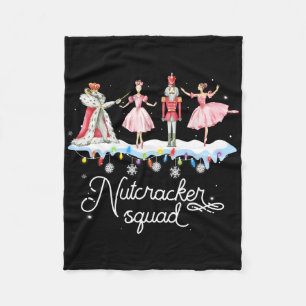 Cobertor De Velo Balé de Nutcracker de Natal Dançando Mulheres Cria