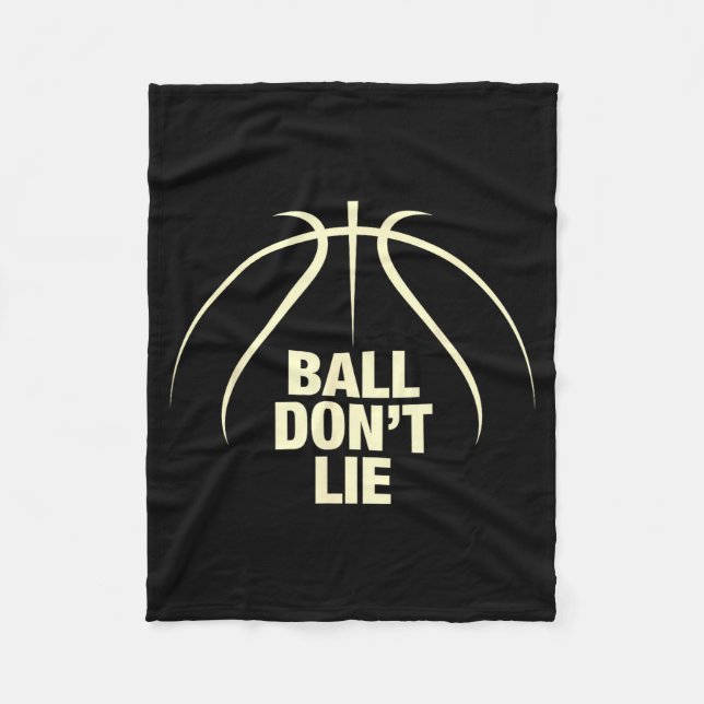 Cobertor De Velo Ball Don't Lie Basketball  (Frente)