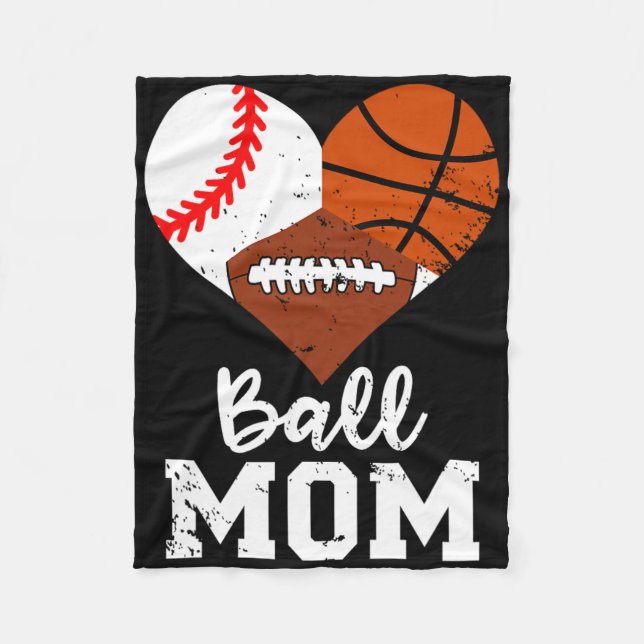 Cobertor De Velo Ball Mãe Diversão Baseball Basball (Frente)
