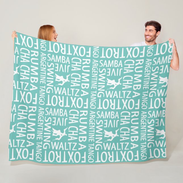 Cobertor De Velo Ballroom Dance Fleece Blanket (In Situ)