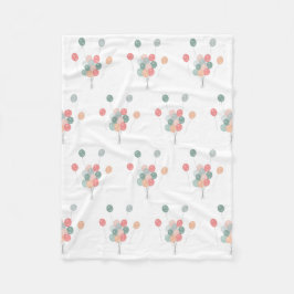 Cobertor De Velo Balões Coloridos do Partido Pastel