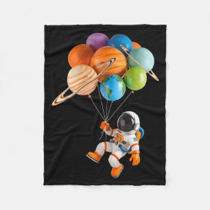 Cobertor De Velo Balões do Sistema Solar do Planeta Astronauta Espa