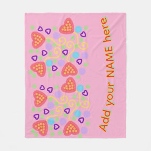 Cobertor De Velo Balões em Coração com Confetes em Pontilhismo Capr