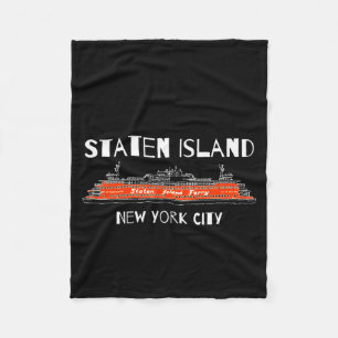 Cobertor De Velo Balsa de Staten Island Nova York Arte