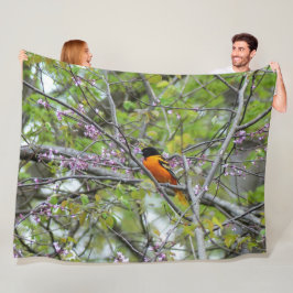 Cobertor De Velo Baltimore Oriole