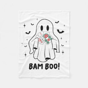 Cobertor De Velo Bam Boo Fantasma de Halloween Traje Divertido Jogo