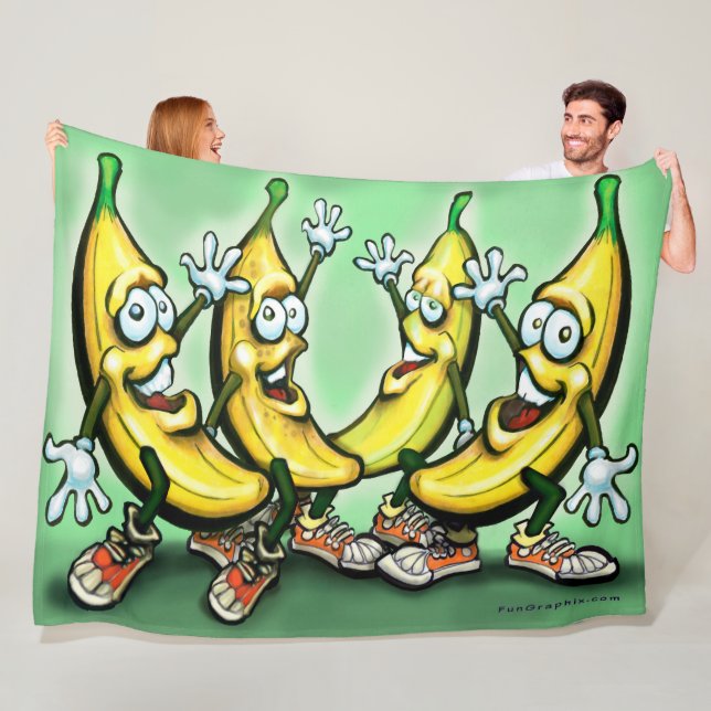 Cobertor De Velo Bananas Fleece Blanket (In Situ)