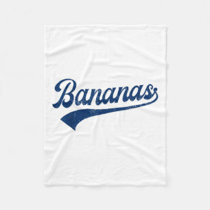 Cobertor De Velo Bananas Retro Engraçadas Camisas Bananas Cute Gift