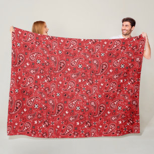 Cobertor De Velo Bandana Red Paisley