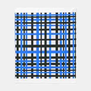 Cobertor De Velo Bandas intertraváveis Azul branco preto