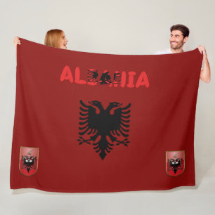Cobertor De Velo Bandeira albanesa