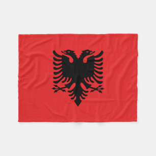 Cobertor De Velo Bandeira albanesa patriótica