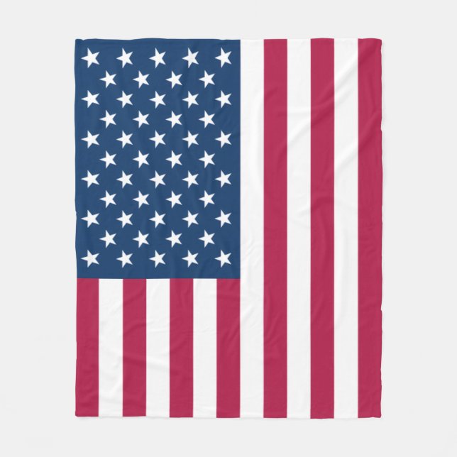 Cobertor De Velo Bandeira Americana (Frente)