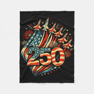 Cobertor De Velo Bandeira Americana 250 Anos 1776-2026 250º Anivers