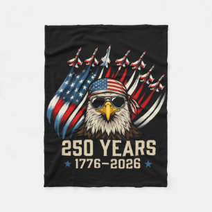 Cobertor De Velo Bandeira Americana 250 Anos 1776-2026 250º Anivers